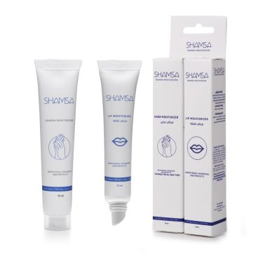 مرطب شمسا للشفا ة بالإضافة الى مرطب شمسا لليد طبي 15 مل