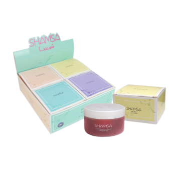 مزيل الشعر شمسا علبة كبيرة تحتوى على 4 عبوات ملونة كل عبوة 700غرام